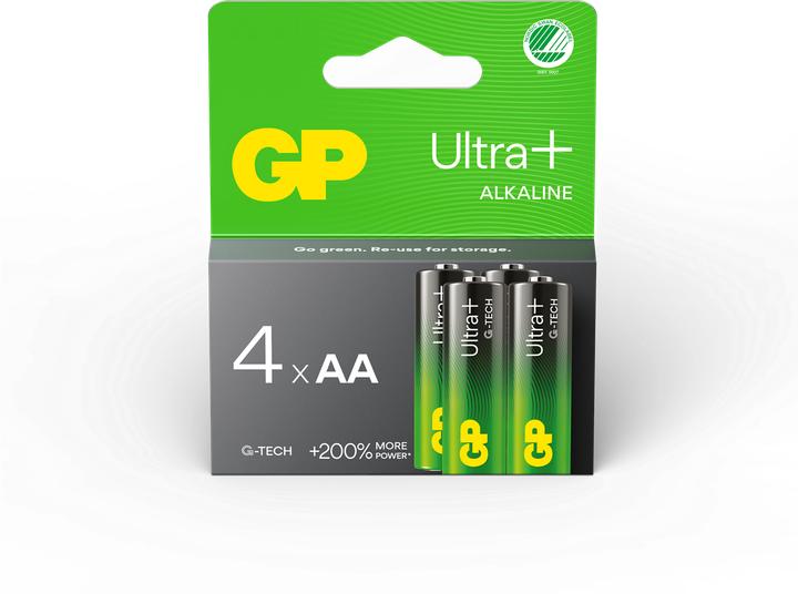 Produktbild GP Batteries GP 15AUP-C4 A21 / AA / LR6 ULTRA PLUS Battery (4 Stk., AA)