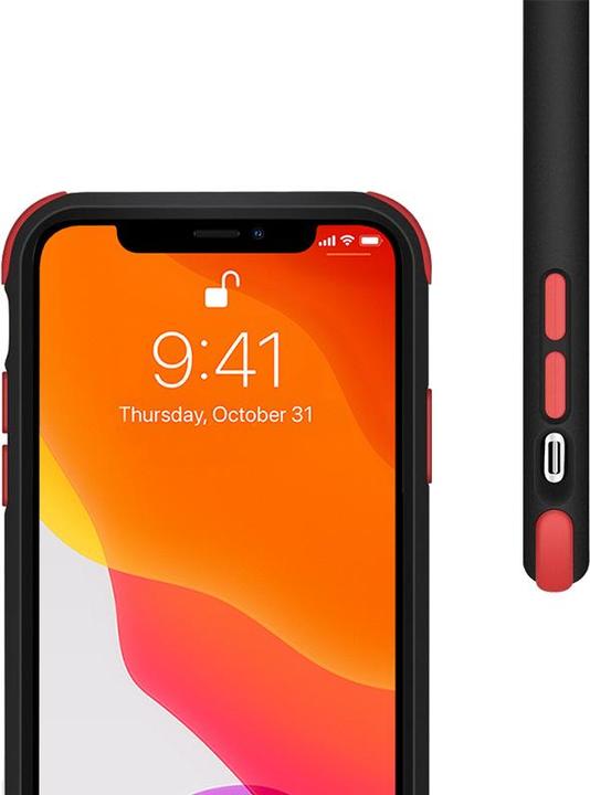 Image du produit Crong Trace Clear Cover - Étui pour iPhone 11 Pro (czarny/czerwony) (Apple iPhone 11 Pro)