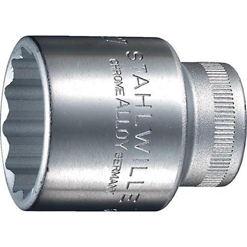Stahlwille, Chiave a bussola + esagonale, Steckschlüsseleinsatz 50 1/2 Zoll 12-kant SW 30mm L.45mm