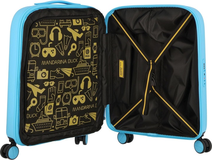 Immagine prodotto Mandarina Duck Logoduck + 4 Rollen Kabinentrolley 55 cm (40 l, Bagaglio a mano (fino a 50 litri))