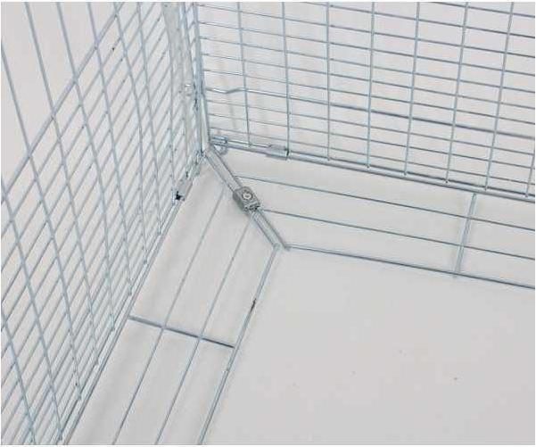 Produktbild Kerbl Jungtierfreilaufgehege mit Ausbruchsperre 144x112x60cm