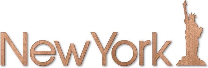 Produktbild Trenddeko Schriftzug New York mit Freiheitsstatue (46 x 15 cm)