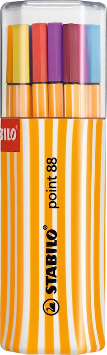Produktbild STABILO point 88 Fineliner (Multicolor, 20 x)