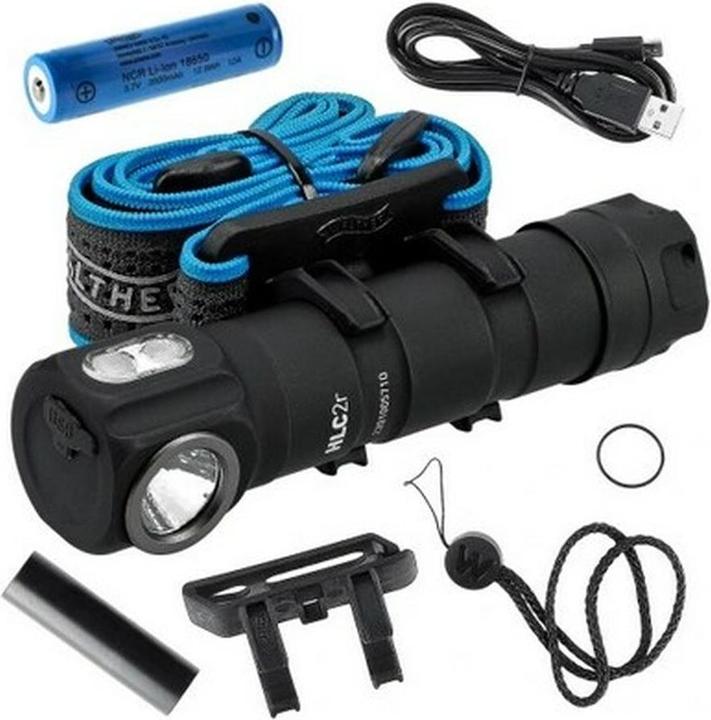 Actual product image Walther HLC2r 1000 lumen LED headlamp, rechargeable or battery-operated (1000 lm)