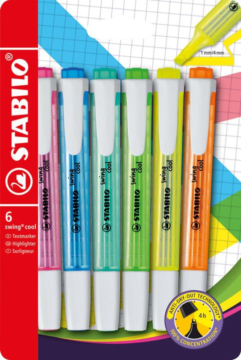 Immagine prodotto STABILO evidenziatore swing cool (6x)