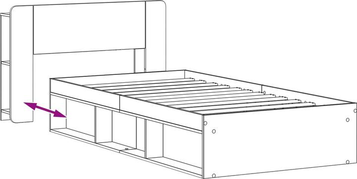 Image du produit vidaXL Bettrahmen (90 x 190 cm)