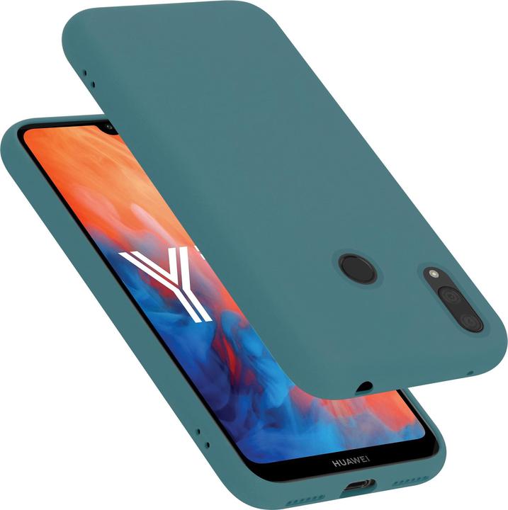 Immagine prodotto Cadorabo Copertura della cassa del silicone liquido TPU (Huawei Y7 Prime (2019), Huawei Y7 (2019))