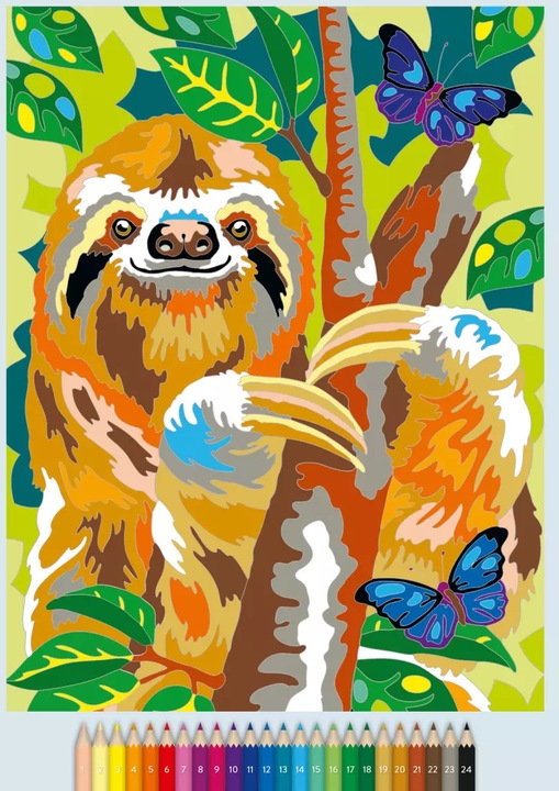Actual product image Ravensburger Painting by Numbers: Animal Dreams
