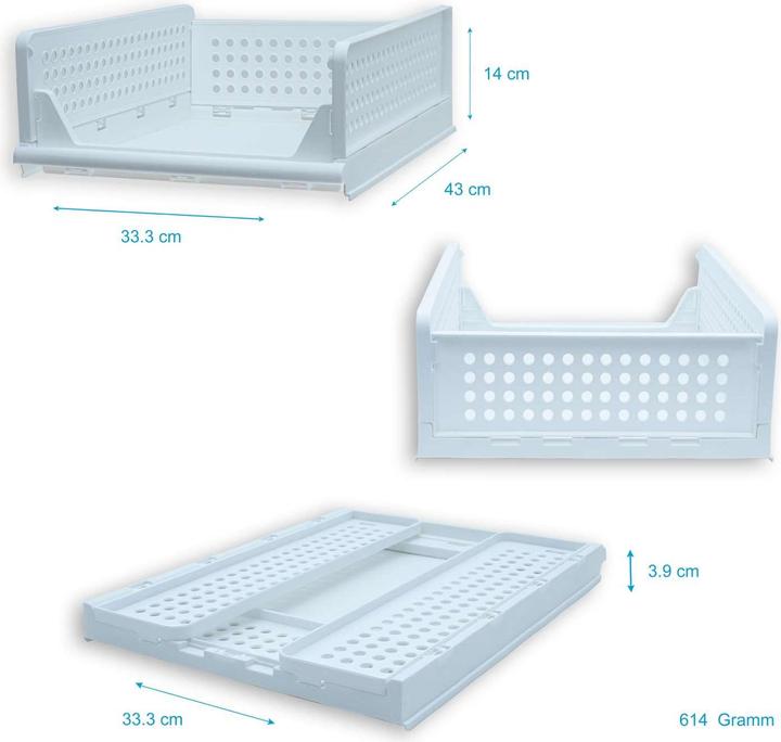 Actual product image Intirilife Storage basket for wardrobe (1 x)