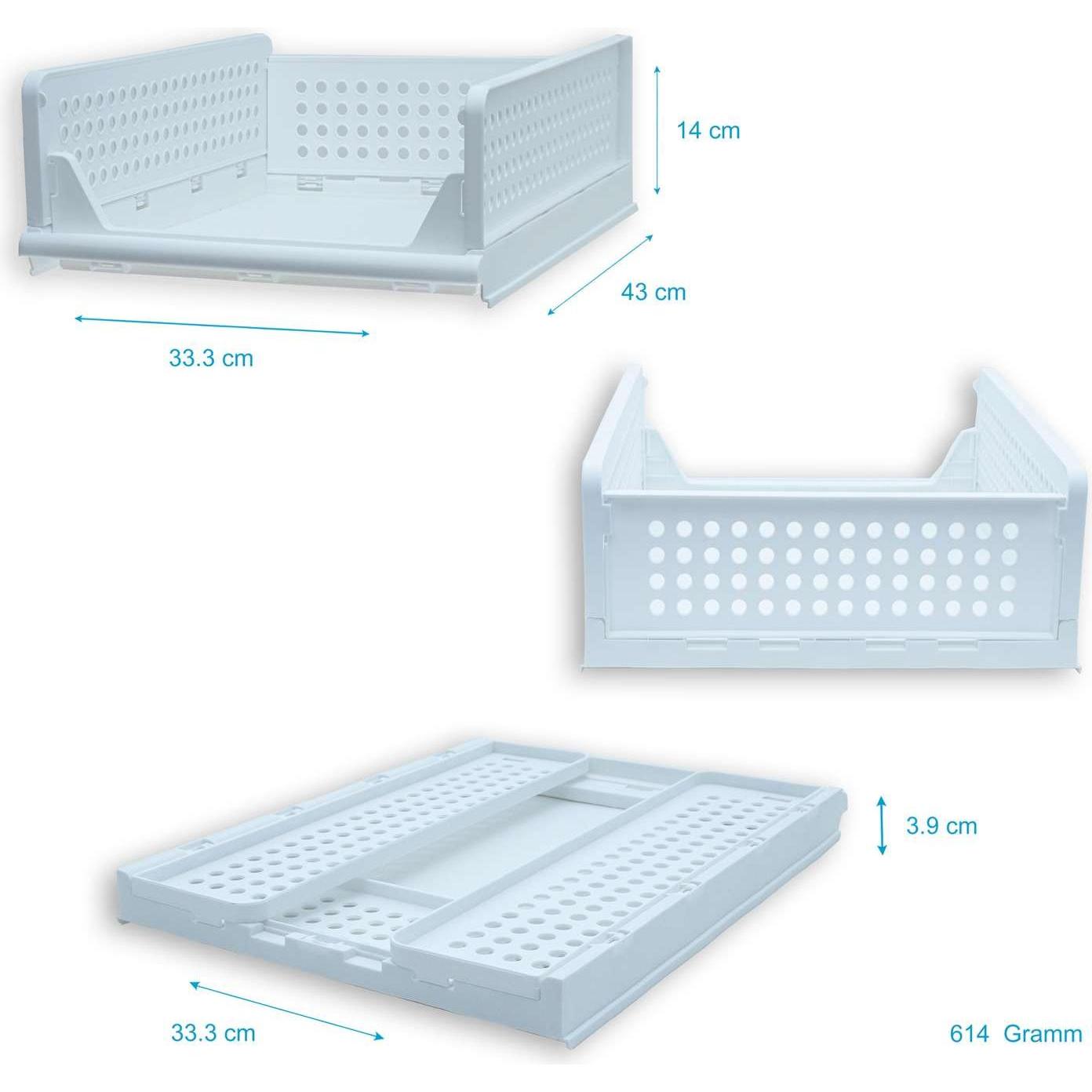Thumbnail - Intirilife, Aufbewahrungskorb, Aufbewahrungskorb für Schrank (1 x)