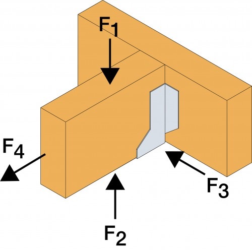 Actual product image Simpson Sst Beam shoes SIMPSON BSD (Joist hanger, 1 pcs.)