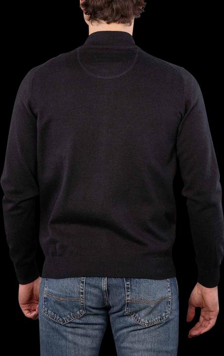 Actual product image Fynch-Hatton Cardigan-Zip Sweater charcoal (S)