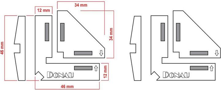 Produktbild Donau Modellbau Winkelset