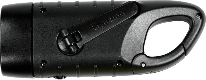 Actual product image ProPlus Flashlight with carbin hook solar + dynamo (12.40 cm, 12 lm)