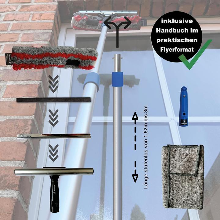 Actual product image FenWi 3m Telescopic Window Cleaning Set