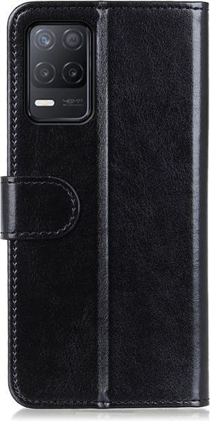 Actual product image MU Classic Crazy Horse Leather Bookcover Series (Realme 8 5G)
