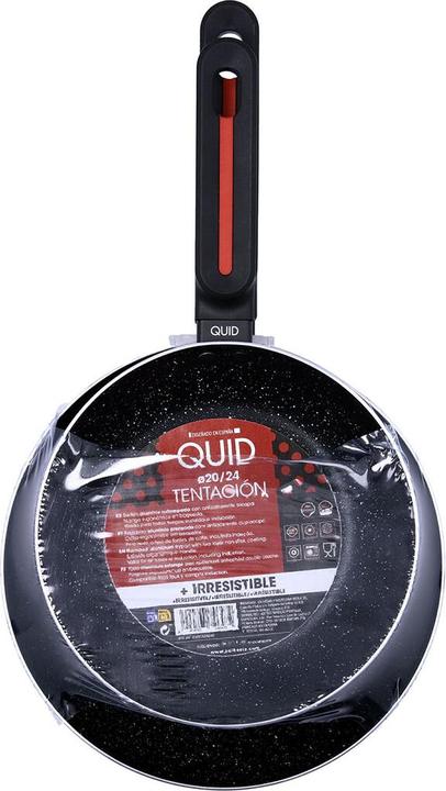 Produktbild Quid Pfanne Tentacion Schwarz Metall Geprägtes Aluminium Ø 24 cm Ø 20 cm (2 Stück) (Pfannenset + Topfset, Aluminium)