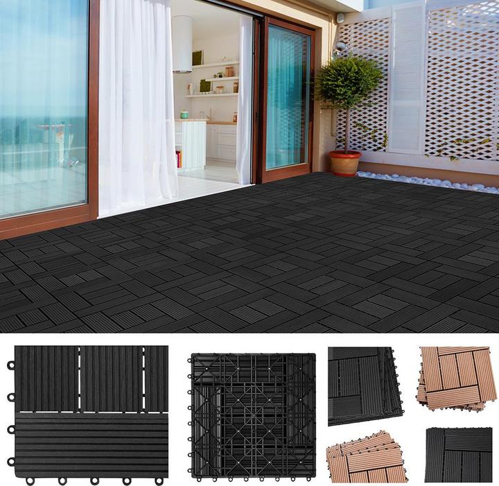 Produktbild Casaria WPC Fliesen (66x, 30 x 30 cm)