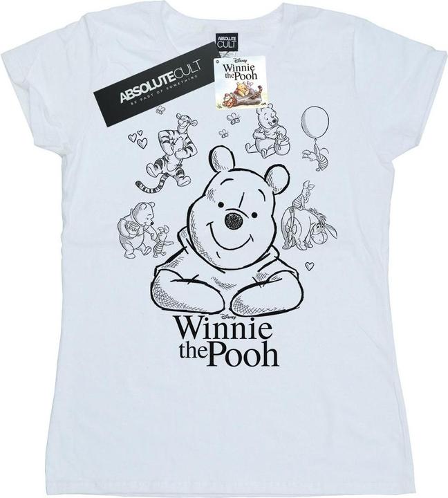 Produktbild Disney Winnie The Pooh Collage Sketch TShirt (XL)