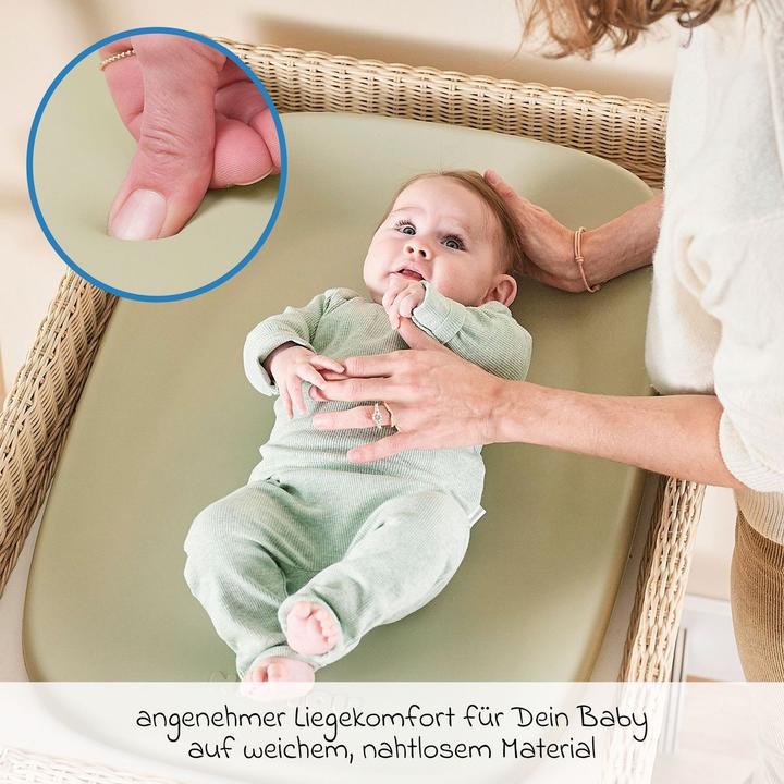 Produktbild Nattou Wickelauflagen Wickel-Set mit Wickelunterlage Softy & Windeleimer (50 x 70 cm)