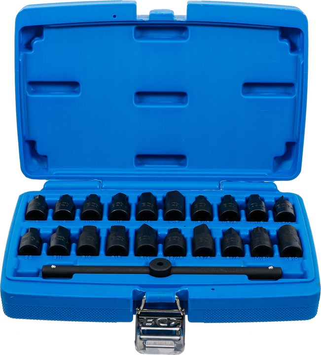 Produktbild BGS Ölwannen-Spezial-Einsatz-Satz Antrieb Innenvierkant 10 mm (3/8") 21-tlg.