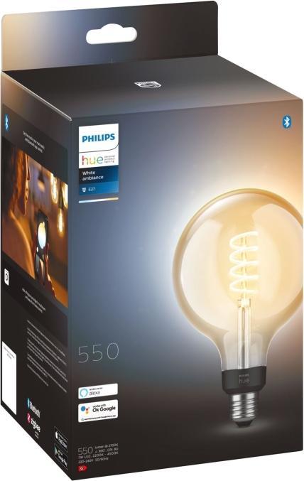 Produktbild Philips Hue Philips E27 Einzelpack Giant Globe (E27, 7 W, 550 lm, 1 x, G)