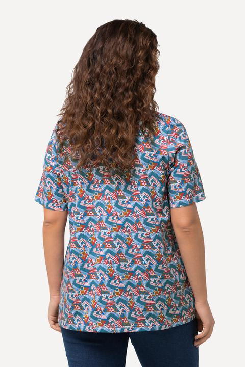 Produktbild Ulla Popken T-Shirt, Zierfalten, A-Linie, Carree-Ausschnitt, Halbarm (46, 48)