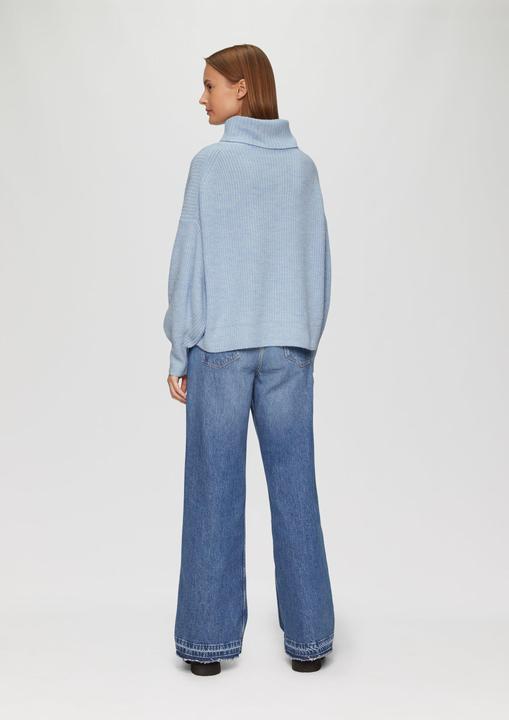 Produktbild S.Oliver Strickpullover Oversized Pullover mit Rollkragen (46)