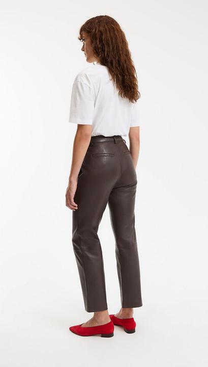 Image du produit La Redoute Collections Gerade geschnittene Hose aus Schafsleder (40)