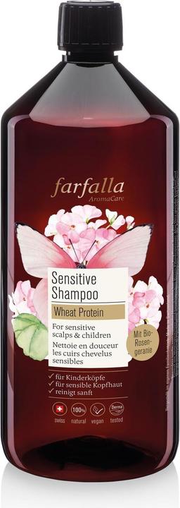 Actual product image Farfalla Sensitive Shampoo Flasche 1000 ml (1000 ml, Liquid shampoo)
