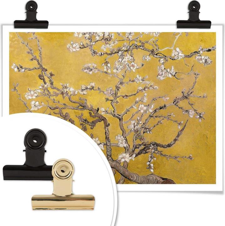 Produktbild Trenddeko van Gogh - Mandelblüte Ocker (60 x 50 cm)