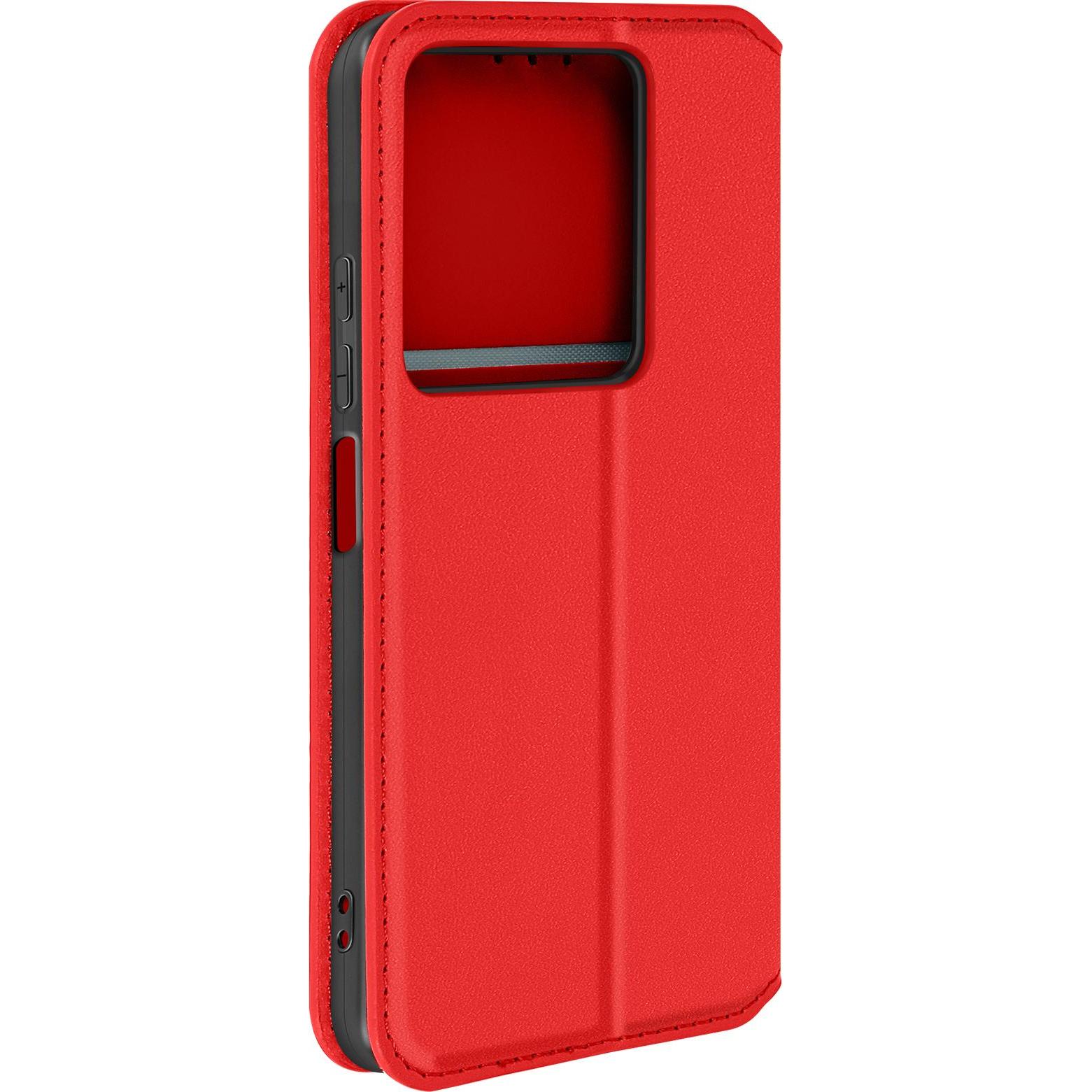 Thumbnail - Avizar Classic Edition, Backcover mit Magnetklappe Series (Xiaomi Redmi Note 13), Smartphone Hülle, Rot