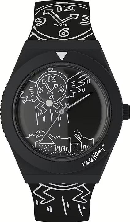 Immagine prodotto Timex Orologio da uomo Q X KEITH HARING SPECIAL EDT. Nero (Ø 38 mm) (38 mm)