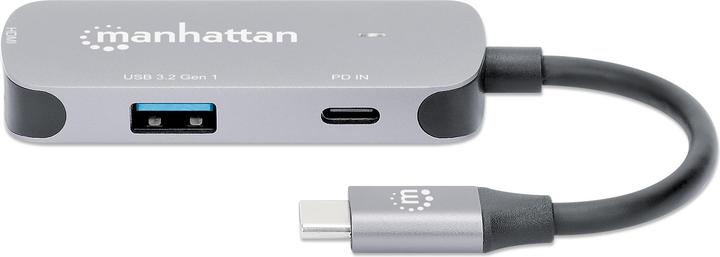 Produktbild Manhattan USB-C auf HDMI 3-in-1 Docking-Konverter mit Power Delivery (USB-C, 3 Ports)