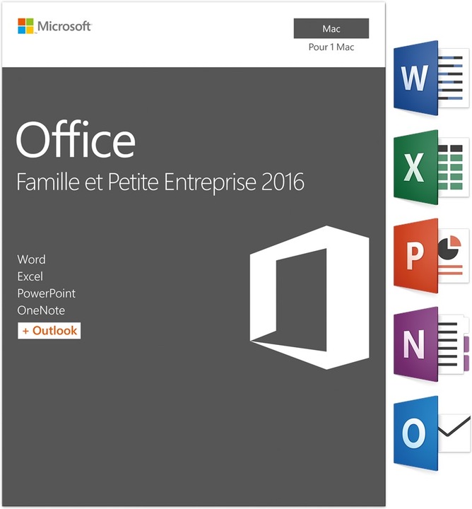 Produktbild Microsoft Office 2016 Home and Business (1 User, unbegrenzt)
