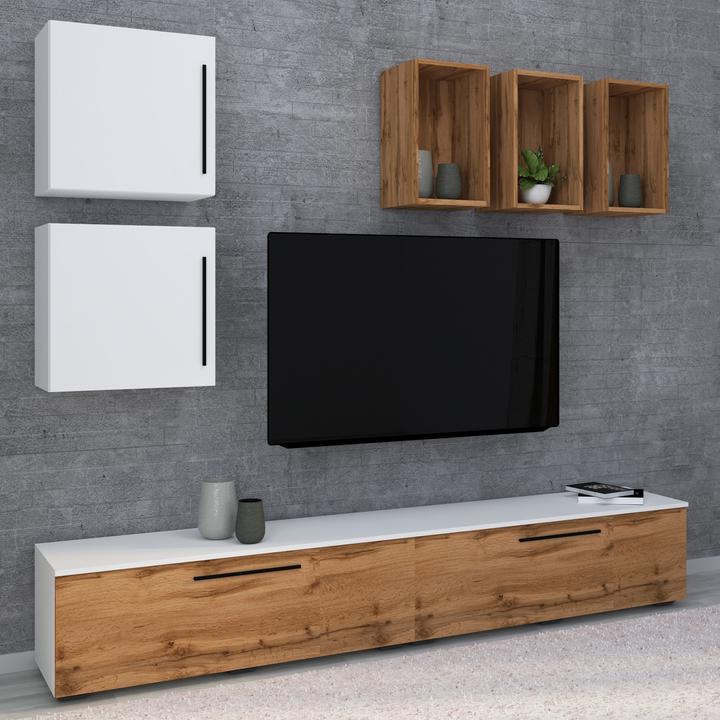 Image du produit VCM Bois Meuble TV Lowboard Meuble TV Table Console Table TV Arila S (95 x 40 x 39 cm)