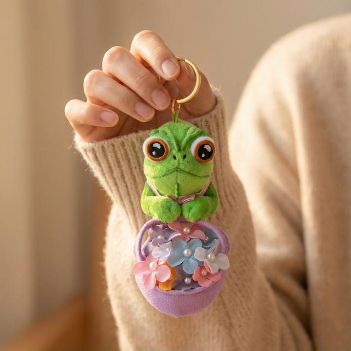 Actual product image Disney Pascal Glänzender Plüsch Schlüsselanhänger