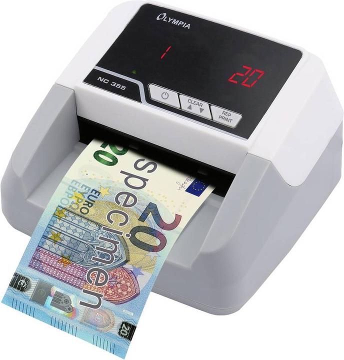 Immagine prodotto Olympia Macchina per il conteggio e il controllo del denaro NC 355 (Bancone)