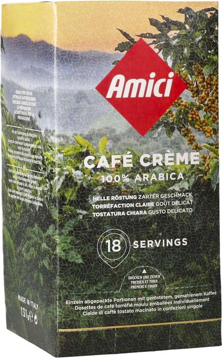 Produktbild Amici Café Creme Kaffeepads (18 x Port.)