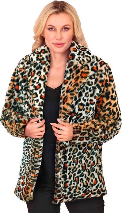 Produktbild Widmann Animalier Leopardenmuster Plüschjacke