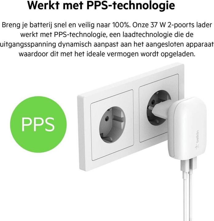 Actual product image Belkin Boost Charge (25 W, 2 ports)