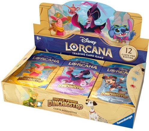 Actual product image Disney Lorcana Box 24 buste: Nelle Terre d'Inchiostro (Booster display)