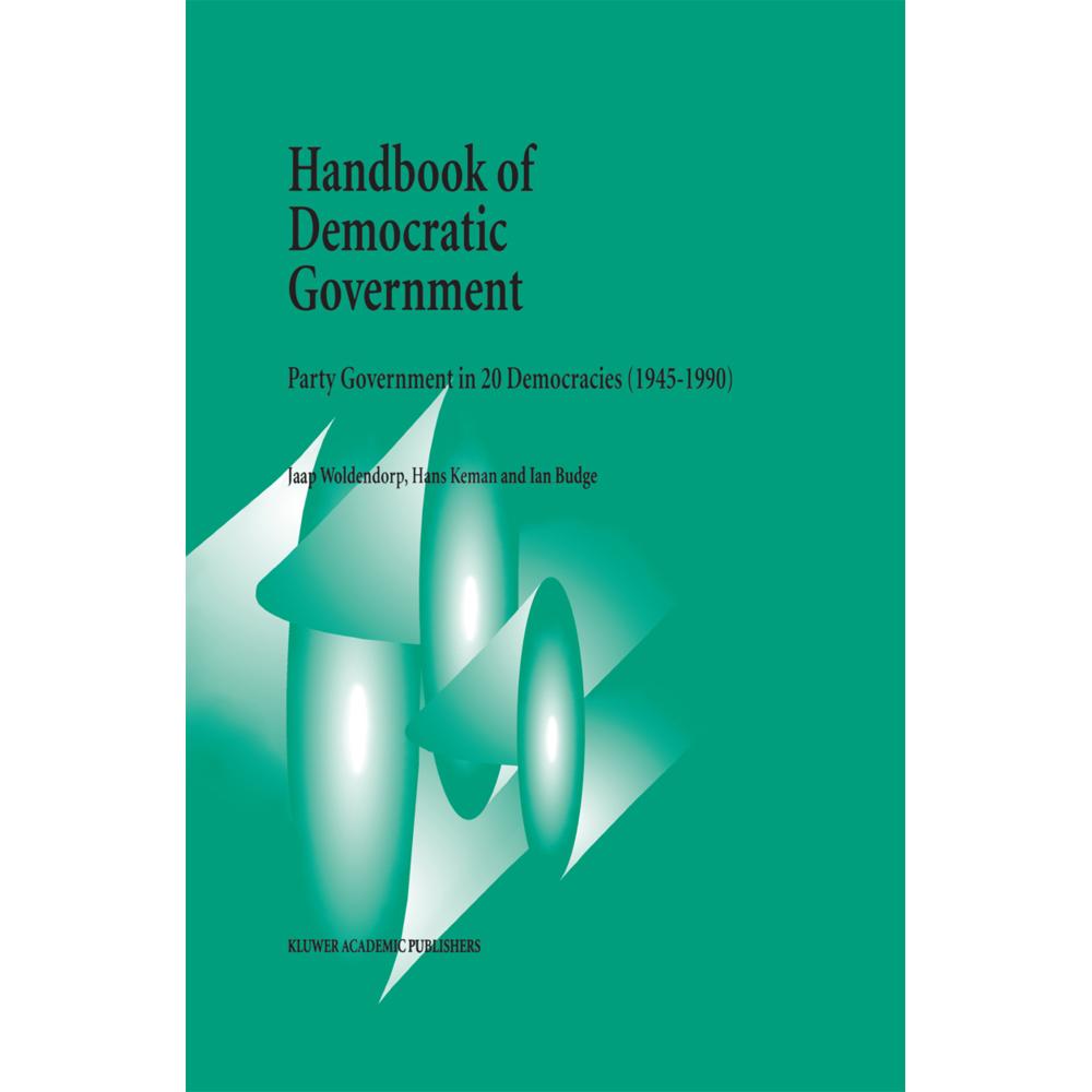 Handbook of Democratic Government, Fachbücher von Hans Keman, I. Budge, J. J. Woldendorp