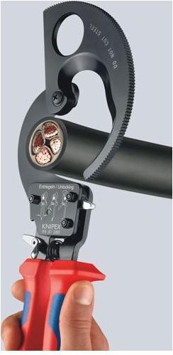 Productafbeelding Knipex Kabelschaar (ratelprincipe) 95 31 250 (250 mm)