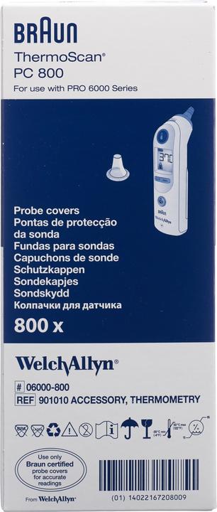 Welch Allyn Braun ThermoScan PRO 6000 Protections de sonde