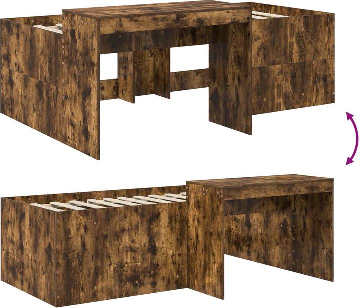 Produktbild vidaXL Bettrahmen (75 x 190 cm)