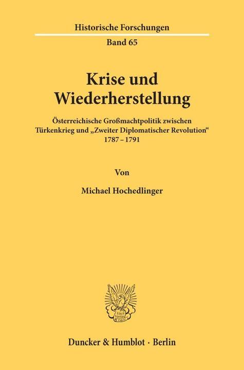 Produktbild Krise und Wiederherstellung (Deutsch, Michael Hochedlinger, 2000)