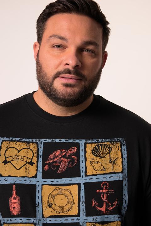 Actual product image Men+ T-Shirt, Halbarm, Print (8XL)