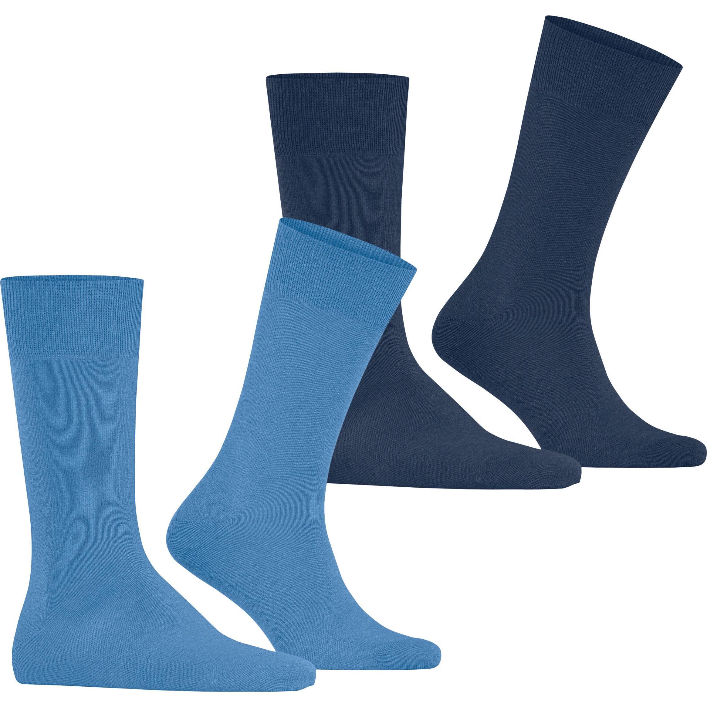 Thumbnail - Burlington, Herren, Socken, Socken Casual, Blau, (2er Pack, 40 - 46)