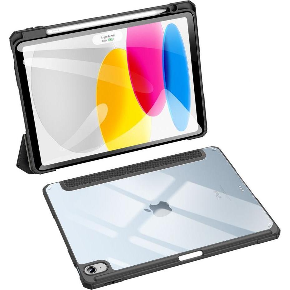 Dux Ducis Toby Series Bookcover (iPad 2022 (10. Gen)), Tablet Hülle, Schwarz